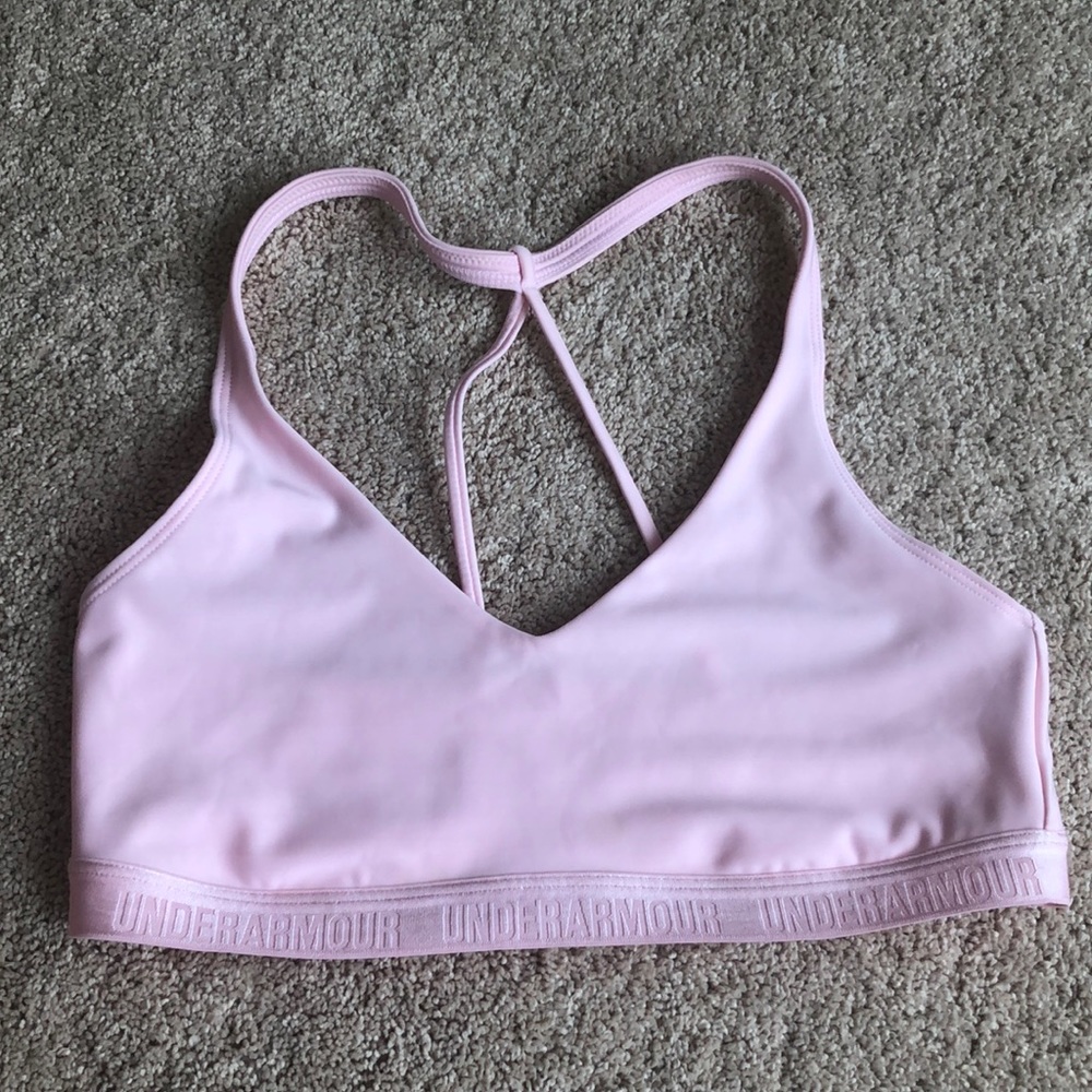Under Armour Pink Sports Bra Bralette M